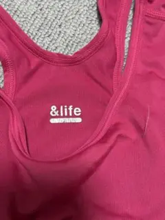 &life ピンク スポーツブラ