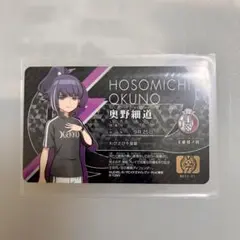 【匿名配送】イナズマイレブン イレブンライセンスカード 奥野細道