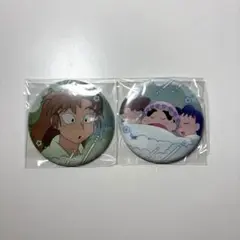 忍たま乱太郎 百面相缶バッジ 善法寺伊作 乱太郎 きり丸 しんべヱ 寝巻き姿の段