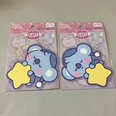 BT 21トラベルステッカー　ステッカー 2枚セット 新品未開封