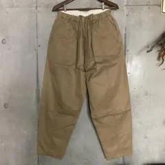 【JOHNBULL】ベージュ コットン ワイドパンツ