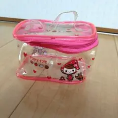 クリアポーチ　ファンシーグッズ　赤ずきん　レトロ