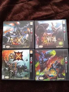モンスターハンターシリーズ4本セット　＋おまけ