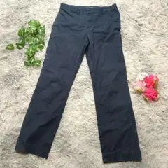 【Ralph Lauren】 スラックス (11) ネイビー ストレート パンツ