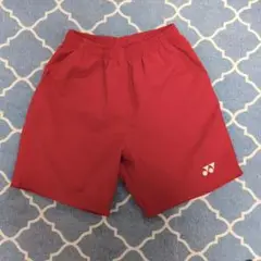 yonex ヨネックス　　赤色 ハーフパンツ　Sサイズ