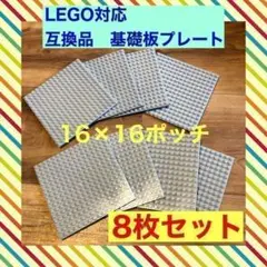 新品未使用品 LEGOレゴ互換品 基礎板 プレート基板8枚セット 土台 ブロック