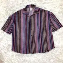 キャスパージョン メッシュ メンズ 涼しい ストライプ 半袖 夏物 収納