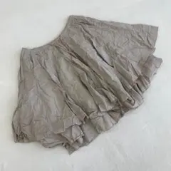 ⭐️ボリュームトップス⭐️ファスナータイプ ベージュ デニム合わせ 体型カバー