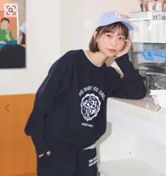 スローブイエナ　BIGBABY ICECREAMロゴフーディ　スローブイエナ SLOBE IENA（スローブイエナ）の「BIGBABY ICECREAMロゴ