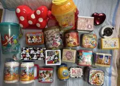 東京ディズニーリゾート キャラクター お菓子の缶、ポップコーン レトロ
