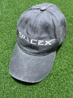 希少品　SPACEX グレーキャップ ロゴ入り