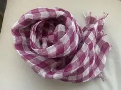 ARIANNA チェック柄ストール