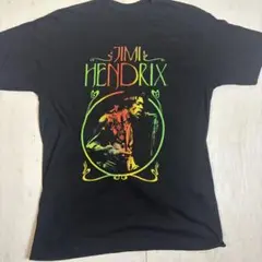 バンドTシャツ　ジミーヘンドリクス　JIMI HENDRIX ブラック　L相当