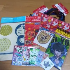 アンパンマン ミニザック　ドラえもんふろしきなど色々セット