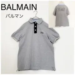 バルマン　ポロシャツ　ブラックS 美品　モノグラム　定価15万　レア　Tシャツ バルマン ポロシャツ ブラックS 美品 モノグラム 定価15万 レア