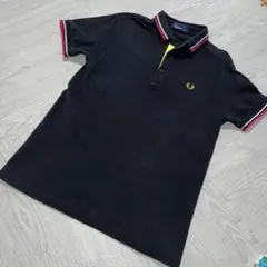 FRED PERRY フレッドペリー ポロシャツ 半袖　メンズS ブラック　黒