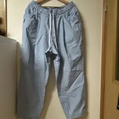 S.F.C WIDE TAPERED EASY PANTS Sax