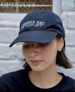 美品 optstuff キャップ 黒 ブラック