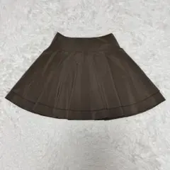 フォクシー ニューヨーク FOXEY タック フレアスカート 40ストレッチ