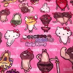 Sanrio　HELLOKITTY76.12 キルティング生地なめこ栽培コラボ