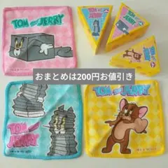 【新品】トムとジェリー　チーズBOX　ミニハンカチ　まとめ売り