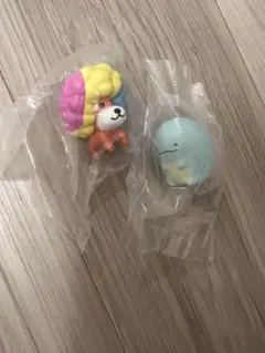 サンエックス フィギュアコレクション　アフロ犬　とかげ　ガチャガチャ