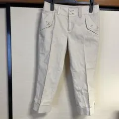 KUMIKYOKU ベージュ クロップドパンツ　サイズ1