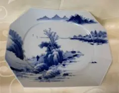 中里陽山作桃形桃文皿5客