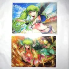 コードギアス ロストストーリーズ クリアカード C.C. 2点セット ②