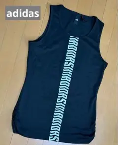 adidas アディダス タンクトップ スポーツトレーニングウェア ブラックL