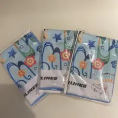 JAL ノベルティ　クールタオル　3枚セット