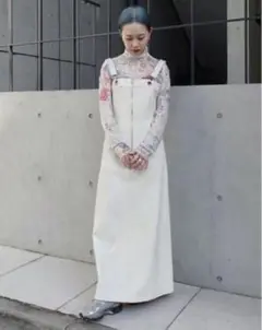 Sahara マルテ　フェイクレザーサロペット　ワンピース　新品