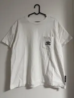 UMBRO ホワイト ポケットTシャツ