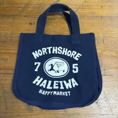 HALEIWA ハンドバッグ　ネイビー　ハワイ　ミニバッグ