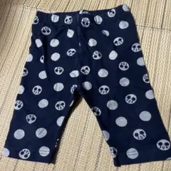 ネイビー パンダ 水玉 半ズボン 80