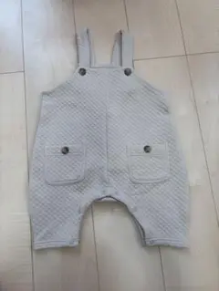キルティングロンパース ベージュ 90㎝