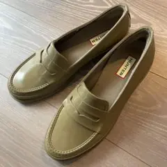 ハンターレインシューズ38 us7 24.0程度美品