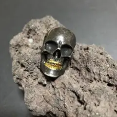 スカルデザインリング ブラックメタル