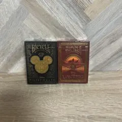 ディズニー　バイシクル　トランプ　　ライオンキング　ミッキーマウス