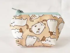 ハンドメイド　ミニミニポーチ　小銭入れ