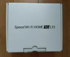 【美品】ZTE Speed Wi-Fi HOME 5G L13 ホワイト
