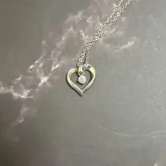 【美品】カナル4℃ ハート ネックレス 匿名配送】