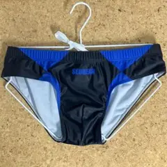 【中古Mサイズ】SEOBEAN/セビン メンズスイムビキニ 競パン：ネイビー