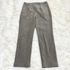 6678 スポーツウェア ストレッチパンツ M 半端丈 ウエストゴム ヨガ 薄手