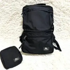 極美品　グレゴリー　リュック　バックパック　黒　アウトドア　ビジネス　ポーチ付き