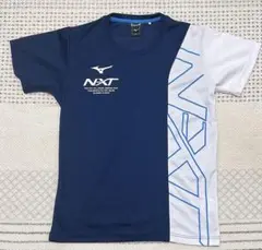 Mizuno NXT Tシャツ Lサイズ ネイビー/ホワイト