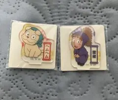 忍たま　アクリミニ　2個セット　雷蔵　ヘムヘム