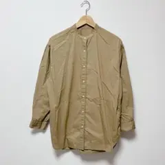 12closet コットンシャツ　18-12019SS- SH01 ベージュ