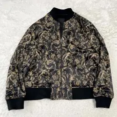 美品　H&M エイチアンドエム　リバーシブル　ブルゾン　ブラック　XL
