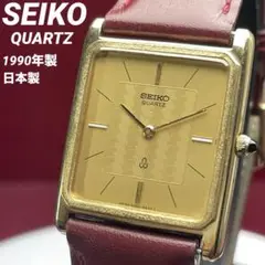 日本製 SEIKO QUARTZ 電池交換済 変わり文字盤 純正尾錠 腕時計